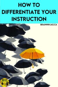 Differetiating your instruction does not mean you need a different lesson plan for every students. Come learn how to differentiate in your classroom without writing a million different plans.