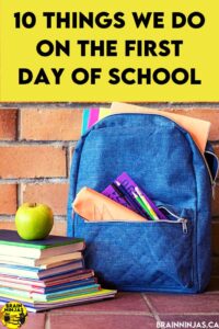 We use this routine for our first day of school each year. It works for most upper elementary classrooms and is sure to get your new school year started off right.