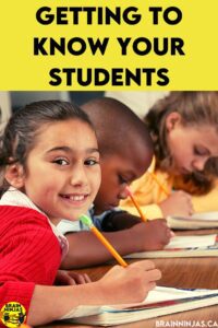 Getting to know your students helps with classroom management and lesson planning. Come learn some of the ways we get to know our students and start the school year off right.