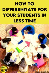 Learn how to differentiate for your students in less time with these strategies. These are practical ways to take some of the planning off your plate and still provide your students with the supports they need. Come read the whole post.