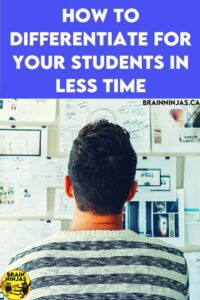 Learn how to differentiate for your students in less time with these strategies. These are practical ways to take some of the planning off your plate and still provide your students with the supports they need. Come read the whole post.