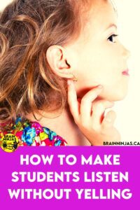 Are you struggling to get students to listen? Do you feel like yelling all the time? Are you running out of patience? Come learn how to get your students to listen without all the yelling.