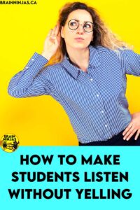 Are you struggling to get students to listen? Do you feel like yelling all the time? Are you running out of patience? Come learn how to get your students to listen without all the yelling.