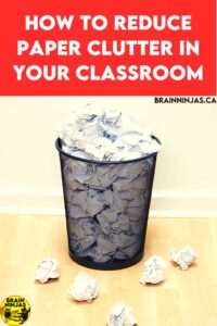 The classroom seems to be a vortex of paper that piles up and makes organizing it even more complicated. Come learn some of the ways you can tame the paper clutter in your classroom.