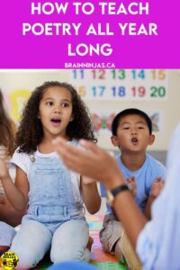 Instead of teaching poetry in a unit, have you ever considered sprinkling poetry throughout the school year? It's a great way to show students that poetry is all around us. Come learn about some of the ways we include poetry in our language arts lessons throughout the year.