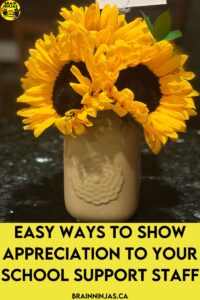 There are so many people in schools that work hard to make it a special place. Find ways to thank volunteers, bus drivers, support staff, custodians, educational assistants or anyone else who makes your school a special place in this blog post chock full of of easy and inexpesive ways to show your appreciation.