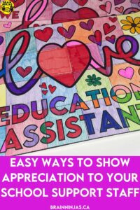 There are so many people in schools that work hard to make it a special place. Find ways to thank volunteers, bus drivers, support staff, custodians, educational assistants or anyone else who makes your school a special place in this blog post chock full of of easy and inexpesive ways to show your appreciation.