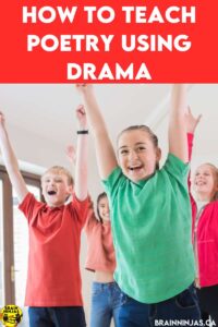 Instead of teaching poetry by simply reading or writing it, how about encouraging students to act it out. Teach poetry using drama to add a new dynamic to your language arts lessons.