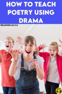 Instead of teaching poetry by simply reading or writing it, how about encouraging students to act it out. Teach poetry using drama to add a new dynamic to your language arts lessons.
