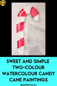 We like to try teaching our students new watercolour techniques that will make their paintings more realistic. Being elememtary generalists means we're not experts but we've broken down this watercolour candy cane lesson so you can try it out with your students. It's a great Christmas art project, but more importantly you can teach students how to add light and shadow to their art projects to make them come alive.