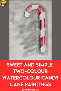 We like to try teaching our students new watercolour techniques that will make their paintings more realistic. Being elememtary generalists means we're not experts but we've broken down this watercolour candy cane lesson so you can try it out with your students. It's a great Christmas art project, but more importantly you can teach students how to add light and shadow to their art projects to make them come alive.