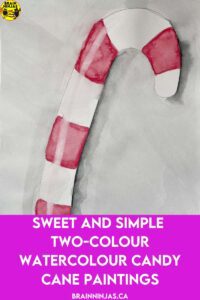 We like to try teaching our students new watercolour techniques that will make their paintings more realistic. Being elememtary generalists means we're not experts but we've broken down this watercolour candy cane lesson so you can try it out with your students. It's a great Christmas art project, but more importantly you can teach students how to add light and shadow to their art projects to make them come alive.