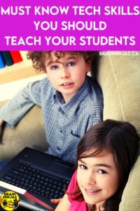 Can your students troubleshoot basic tech skills? Do you spend all your teaching time fixing tech issues? Come learn some of the basic tech skills we teach our students to save time when you have to use technology. This is perfect for elementary classrooms but we know lots of adults that can also use these skills.