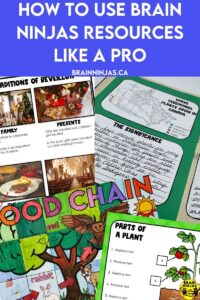 Let us help you use Brain Ninjas resources efficiently and easily. These tips will help you get and stay organized so you can teach like a ninja.