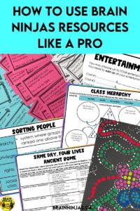 Let us help you use Brain Ninjas resources efficiently and easily. These tips will help you get and stay organized so you can teach like a ninja.