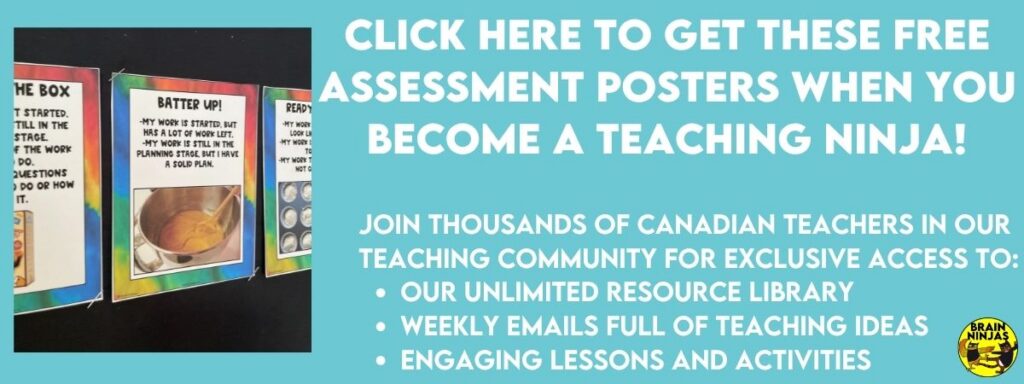 Click here to get a free set of assessment posters when you sign up for our email list.