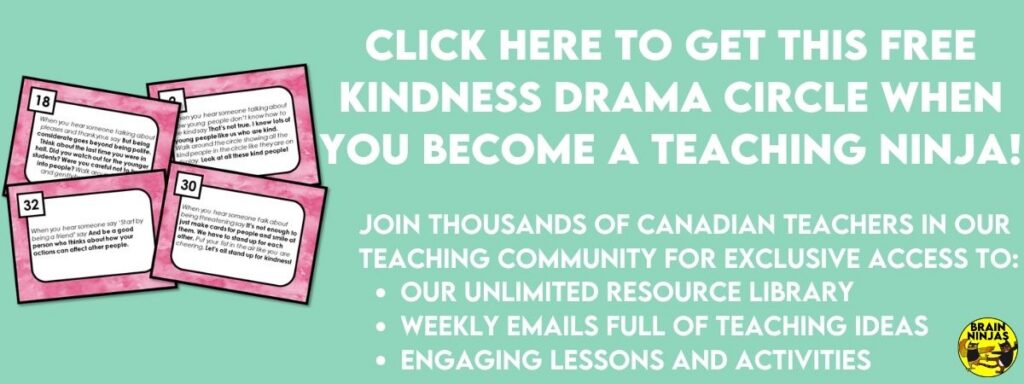 Click here to get a free drama circle when you sign up for our email list.