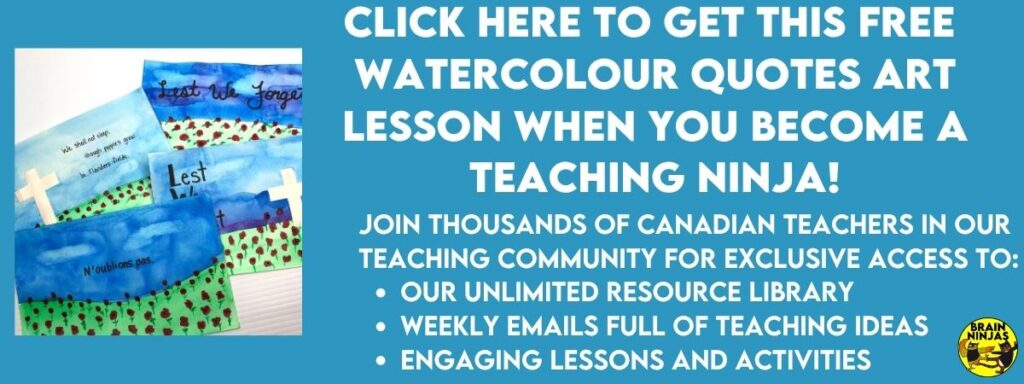 Click here to get a free Remembrance Day art lesson when you sign up for our email list.