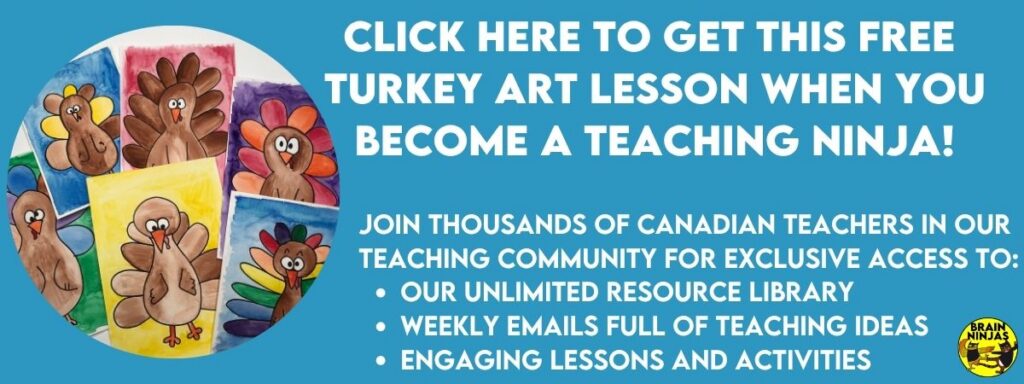 Click here to get a free turkey painting lesson when you sign up for our email list.