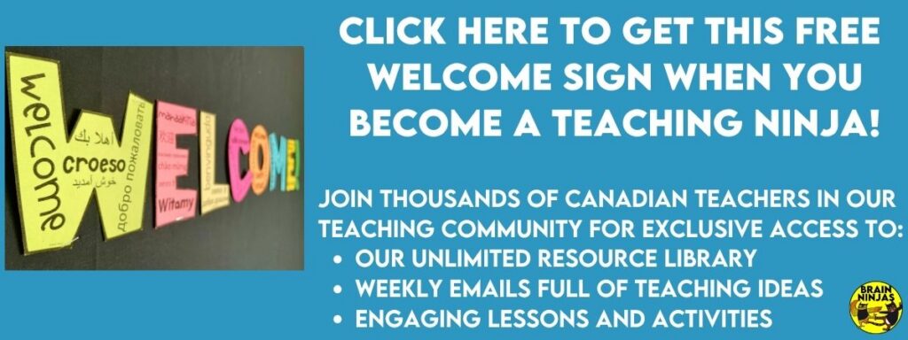 Click here to get a free welcome bulletin board when you sign up for our email list.