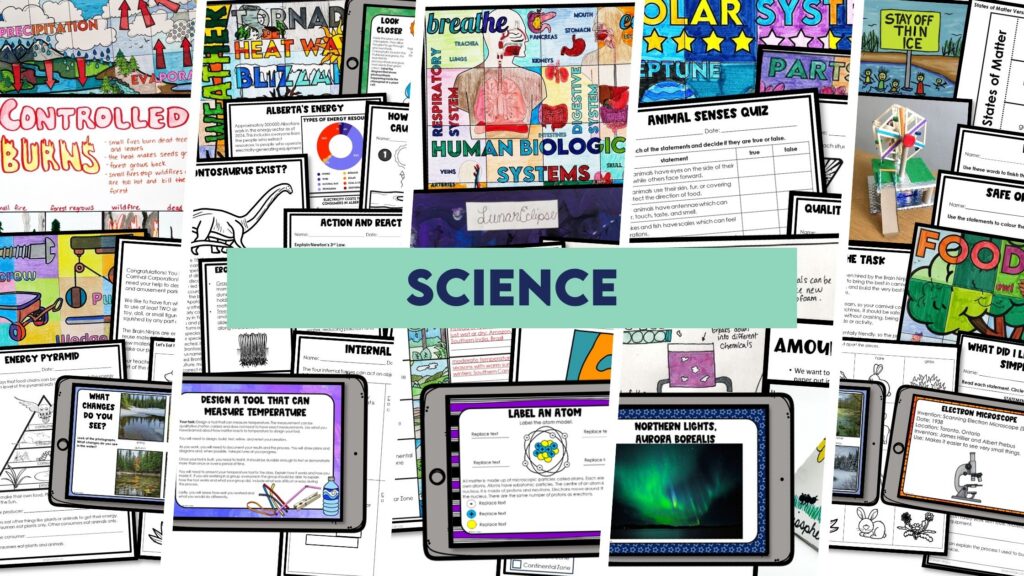 Alberta science resources for Grades 3-6.