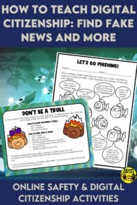 Phishing and trolling are online behaviours that are part of the digital citizenship activities in lessons from Brain Ninjas.