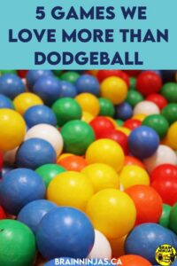 Here is a whole bunch of games that aren't dodgeball. Come read the whole post.
