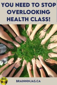 Mental health by finding activities to reduce stress is part of the new Health and Wellness curriculum written by the Brain Ninjas for Grades 4-6.