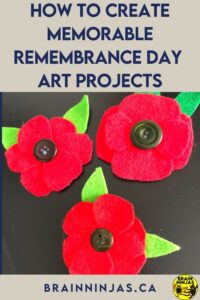Come find simple art projects that make a great Remembrance Day display in your school.