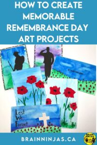 These Remembrance Day art projects are perfect for grade 3-6.