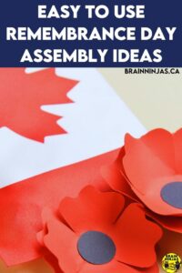 This post is full of ideas for an elementary school Remembrance Day assembly.