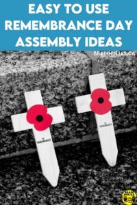 Come find ideas for your next Remembrance Day assembly.