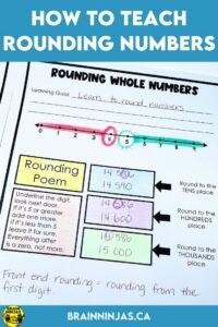 Use these strategies in your grade 3-6 math class to help your students practice rounding numbers.