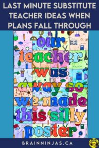 If you are a substitute teacher and the plans have fallen through, you need this post full of ideas. We cannot recommend planning for the worst more, but this post will get you through the start of day until things get sorted out. Come read it!